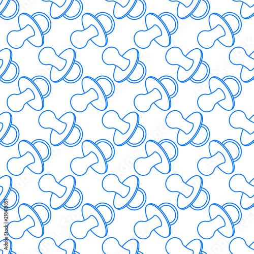 Baby pacifier contour pattern
