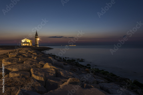Enlightened church and tower 