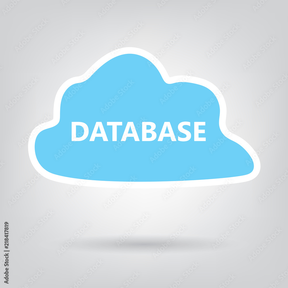 database concept- vector illustration database concept- vector illustration