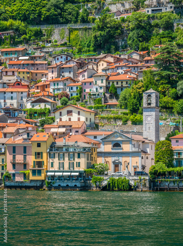 Carate Urio, idyllic village overlooking Lake Como, Lombardy, Italy.