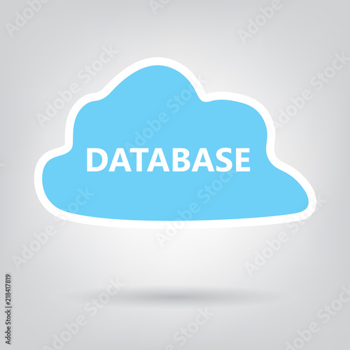 database concept- vector illustration