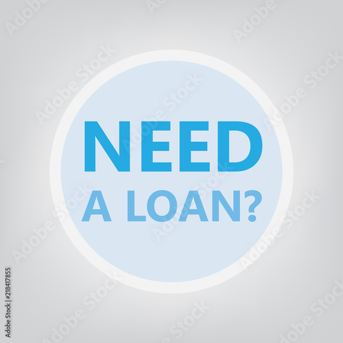 need a loan concept- vector illustration
