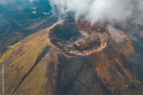 Amazing view of the crater of the Paricutin Volcano in Michoacan, Mexico Fototapet