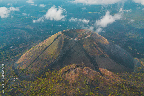 Amazing view of the Paricutin Volcano in Michoacan, Mexico photo
