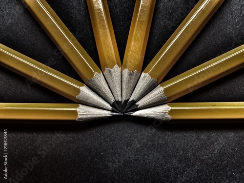 Pencil sunburst