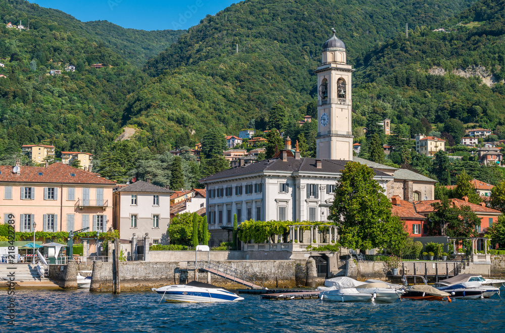 Cernobbio, beautiful village on Lake Como, Lombardy, Italy.