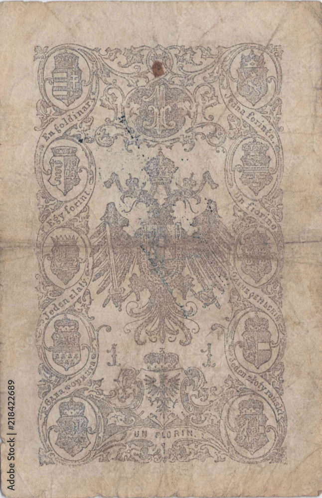1 Gulden 1866 Austria RV
