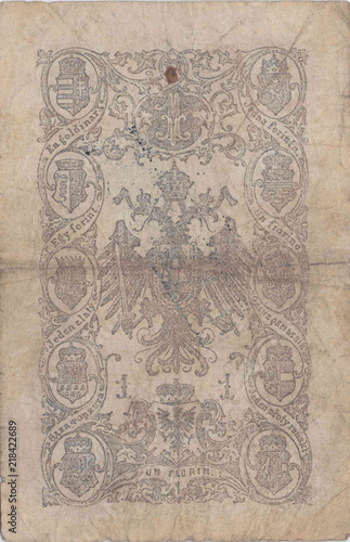 1 Gulden 1866 Austria RV © Christoph