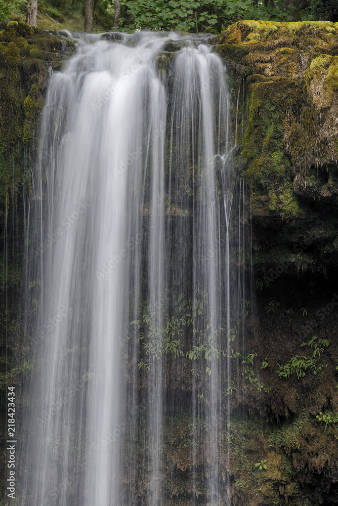 Fototapeta premium Sgwd yr Eira waterfall, Brecon Beacons National Park, Wales