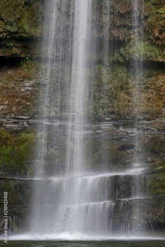 Sgwd yr Eira waterfall  Brecon Beacons National Park  Wales