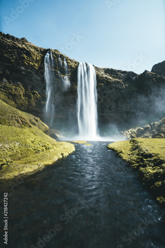 Fototapeta Naklejka Na Ścianę i Meble -  Smooth Waterfall