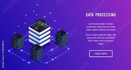 Data transfer between servers.