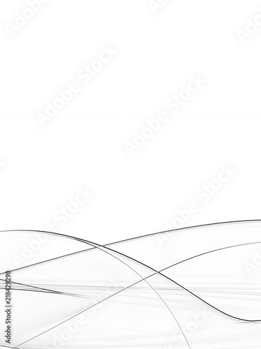 Wallpaper Mural Nice abstract background with soft gradient under flame wave shapes Torontodigital.ca