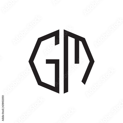 two letter GM octagon logo