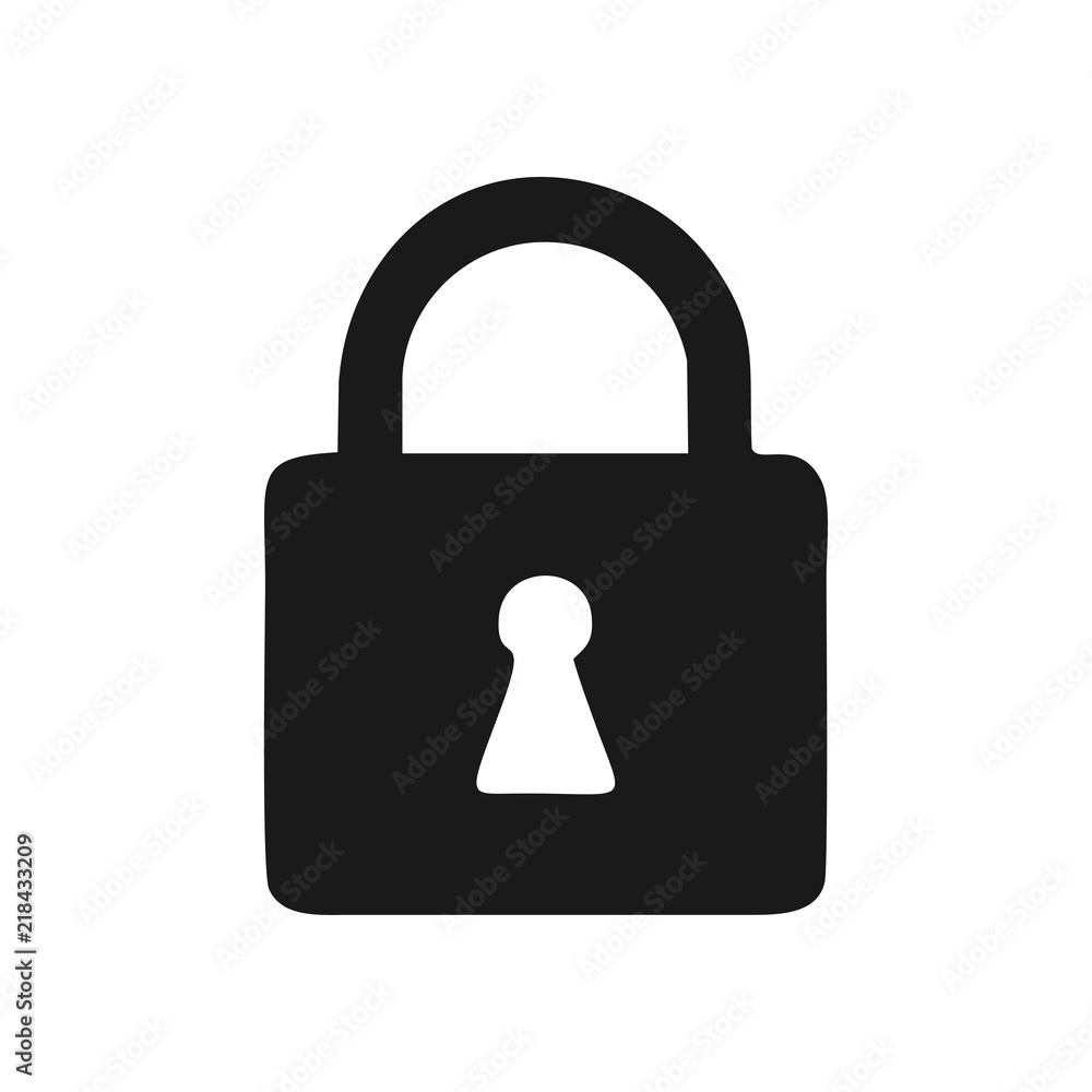 Lock Icon. Vector illustration, EPS10 Lock Icon. Vector illustration, EPS10