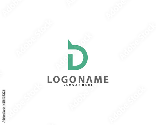 Initial B logo vector, B design template
