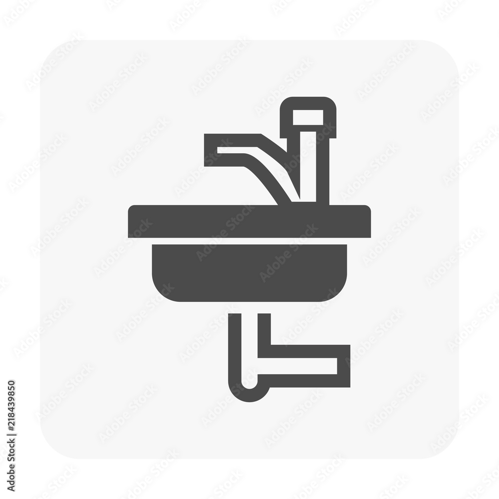 sink icon black sink icon black
