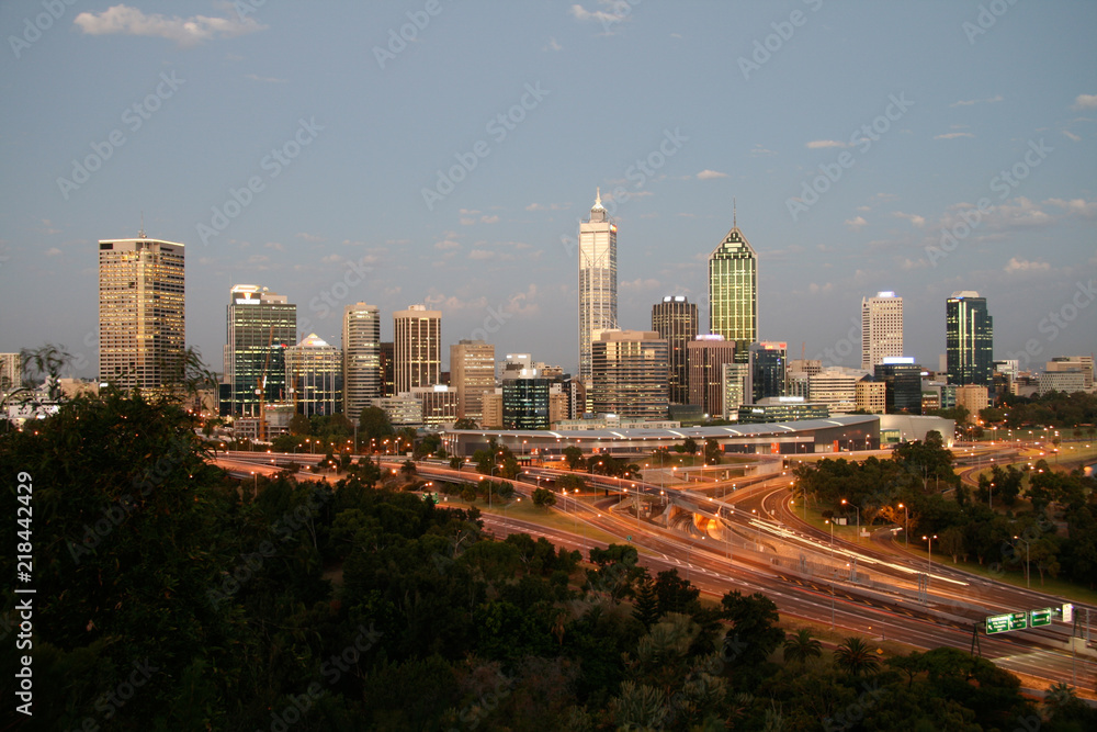 Fototapeta premium Perth Skyline
