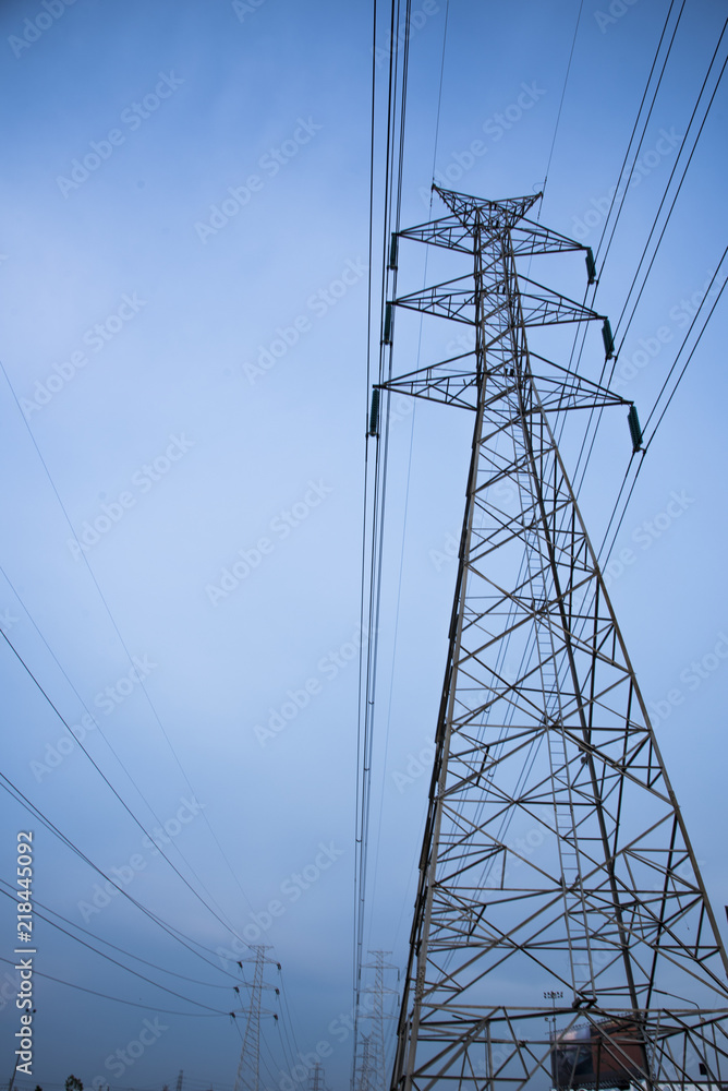 high voltage pole 