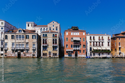 Venetian Architecture by Grand Canal in Venice, Italy © Mark Zhu