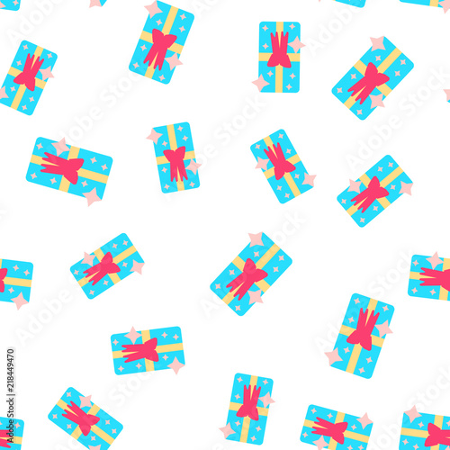 The Cute party presents seamless pattern. vector