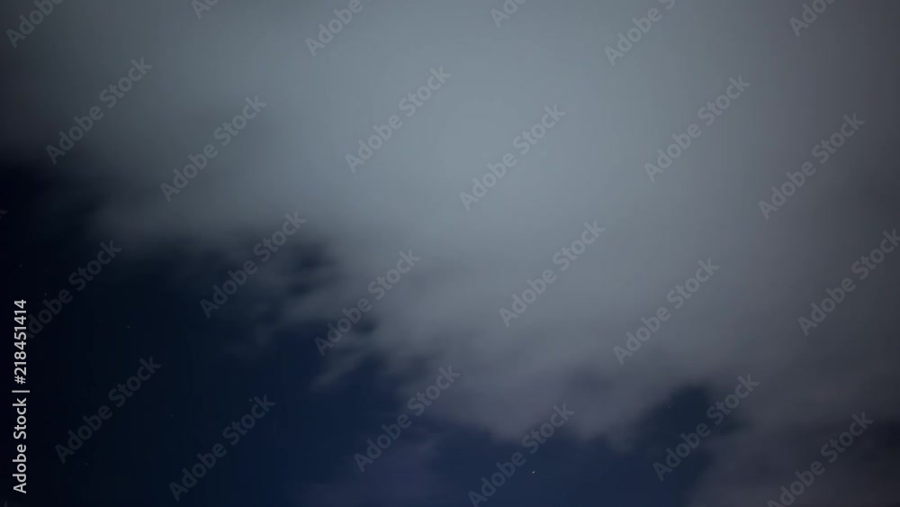 night clouds and stars in sky with tracers from the aircraft night clouds and stars in sky with tracers from the aircraft