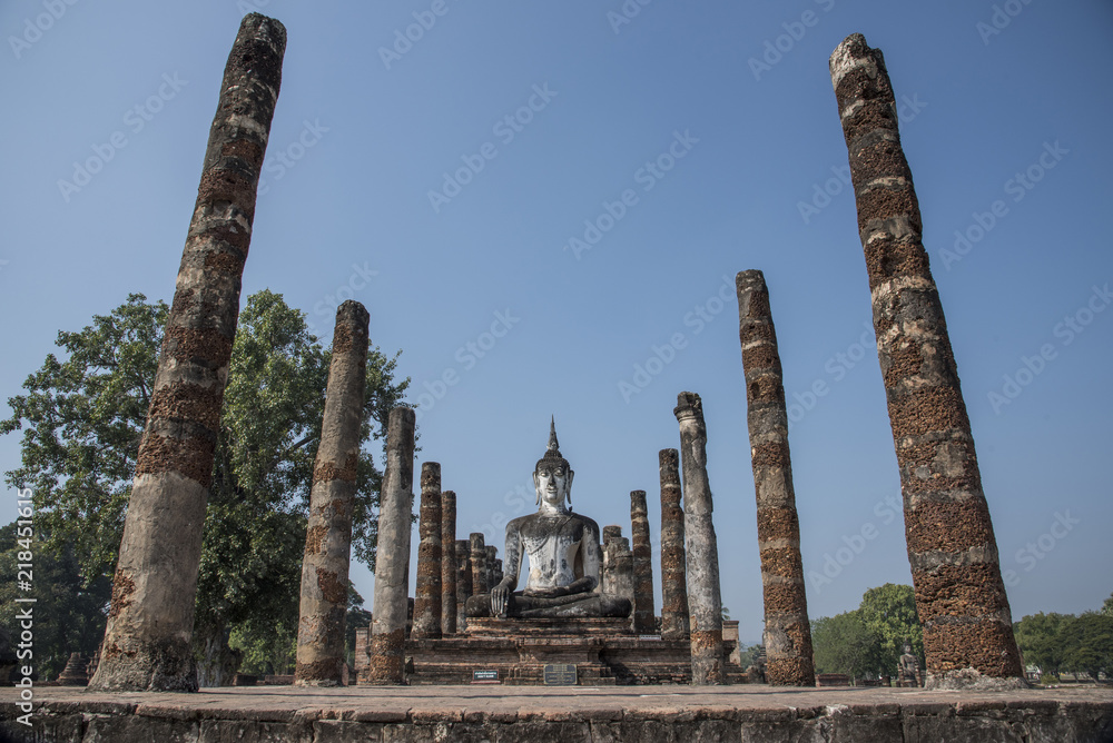 Sukhothai Historical Park, UNESCO World Heritage, Sukhothai province, Thailand.
