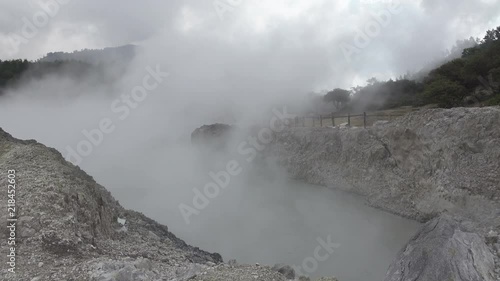 Sikidang crater kawah sikidang , Wonosobo, Central Java photo