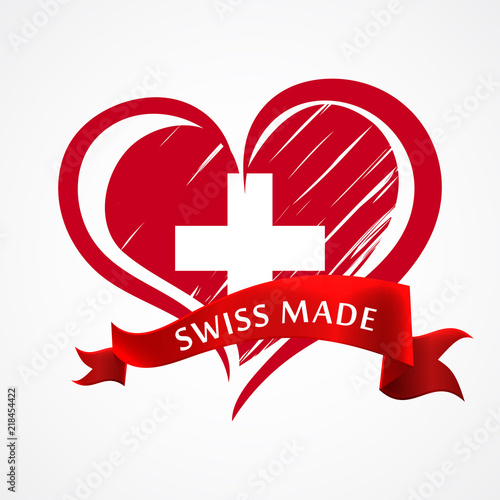Swiss made vector.