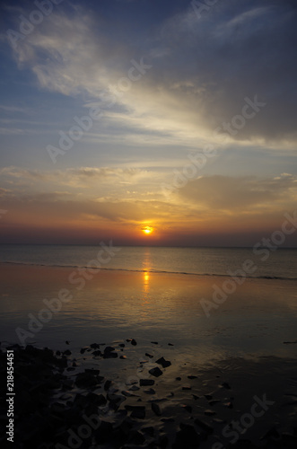 Fototapeta Naklejka Na Ścianę i Meble -  The Endless Sea in the Sunrise