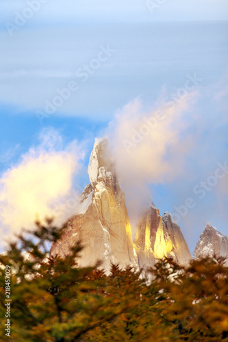 Obraz na płótnie Cerro Torre Patagonie w salonie
