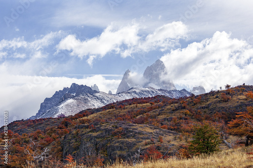 Obraz na płótnie Fitz Roy Patagonie w salonie