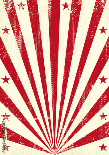 Grunge red sunbeams background