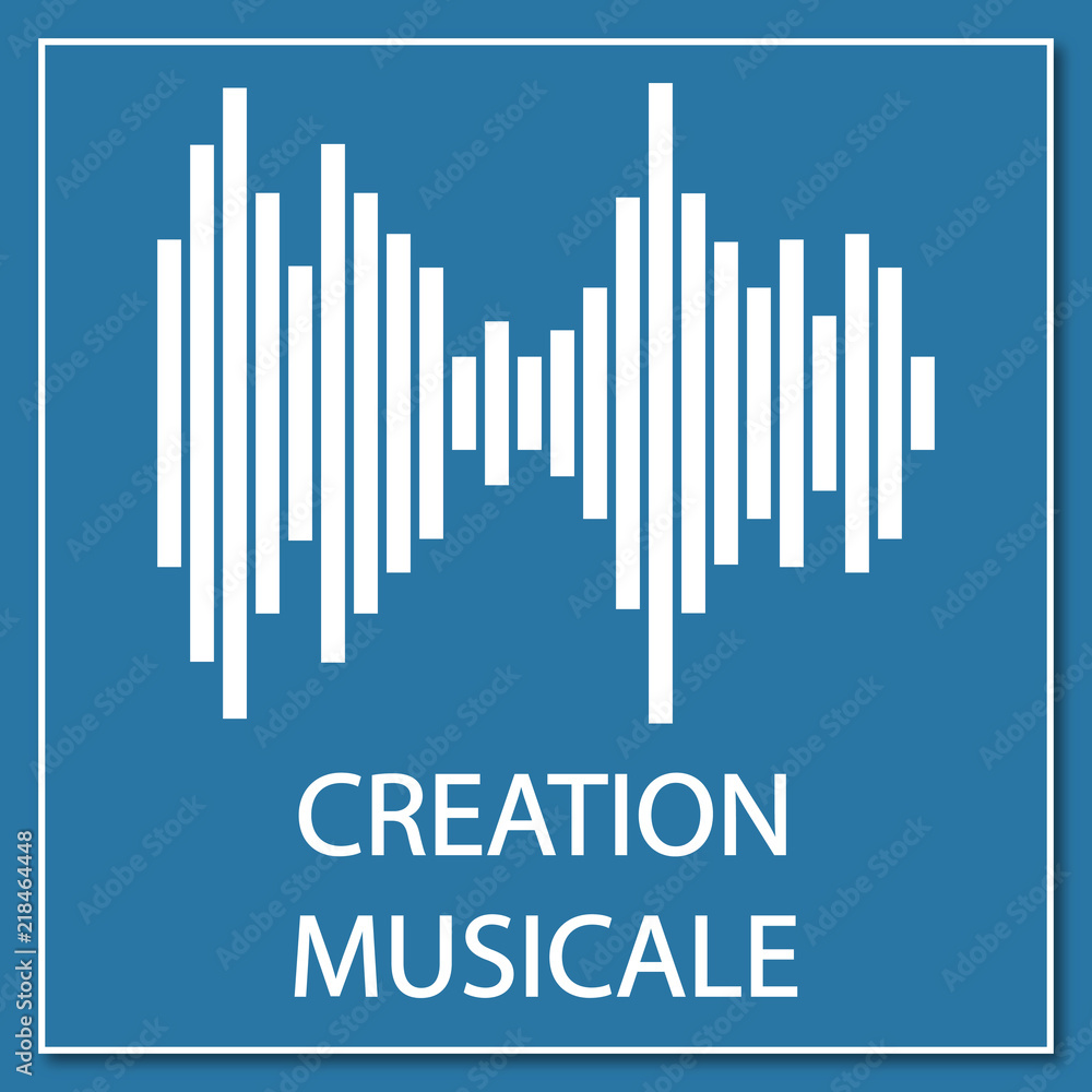 Logo création musicale.