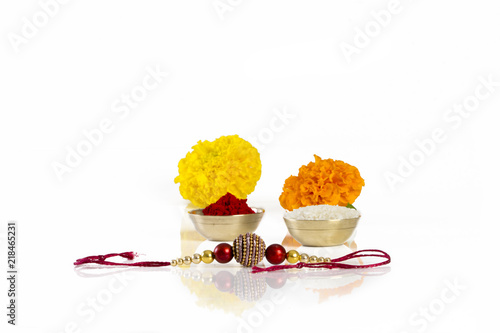 RaRakshabandhan Rakhi with flowers