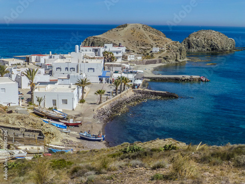 Cabo de Gata. Isleta del Moro, Almeria, Andalusia, Spain