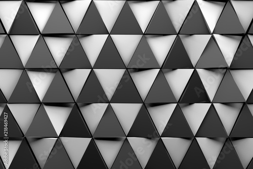 CGI 3d triangular wallpaper...