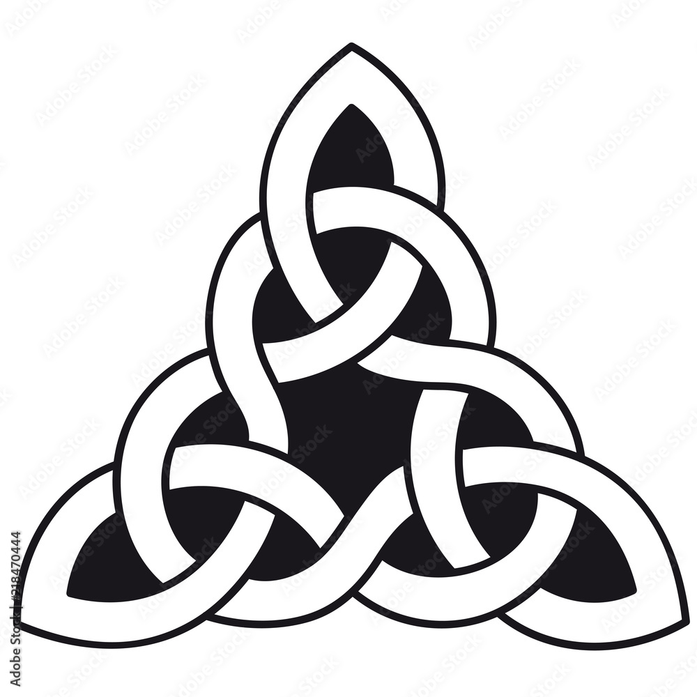 Celtic knot template silhouette walltattoo Celtic knot template silhouette walltattoo