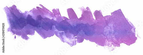 watercolor stain abstract design element light purple blue © Alex