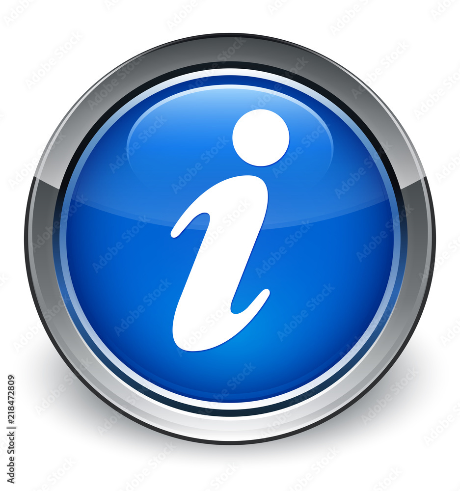 Info icon optimum blue round button Info icon optimum blue round button