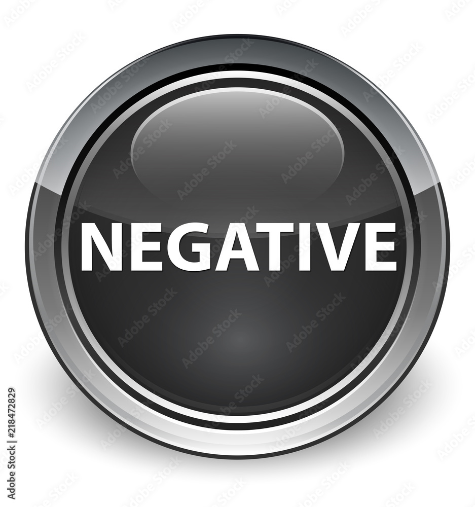 Negative optimum black round button Negative optimum black round button