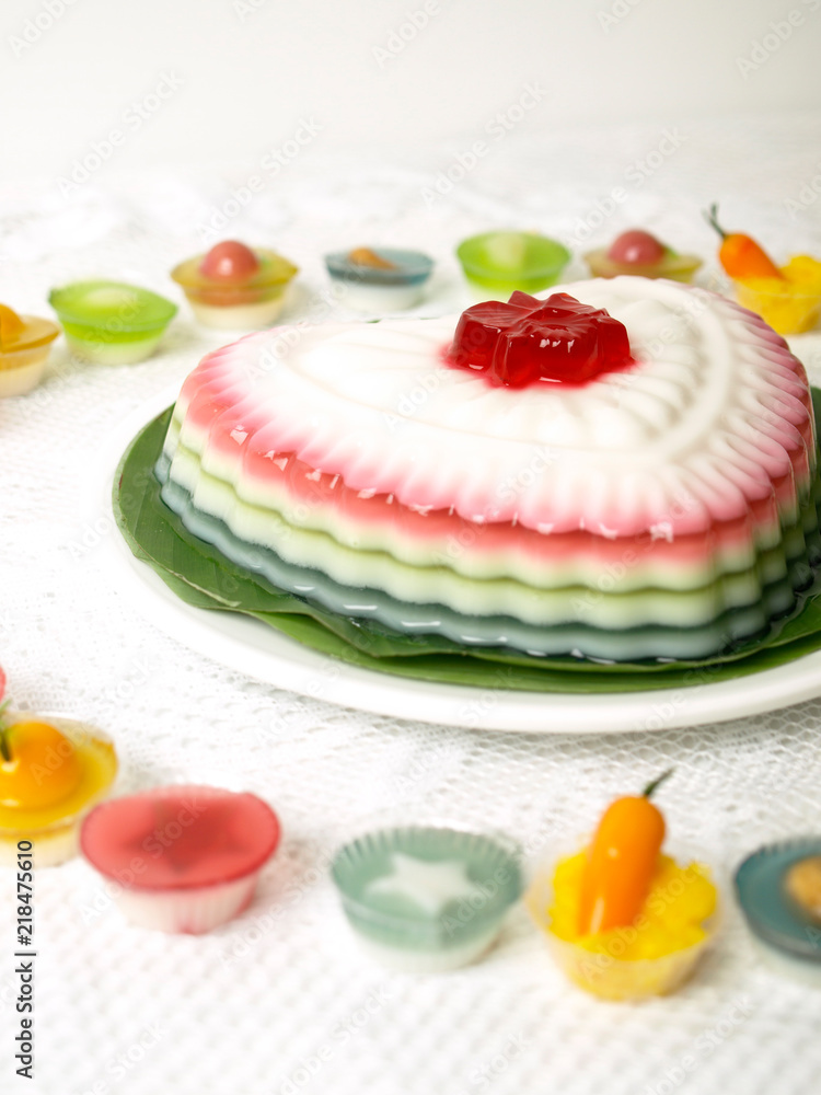 custom made wallpaper toronto digitalCoconut jelly Thai dessert with Look Choup