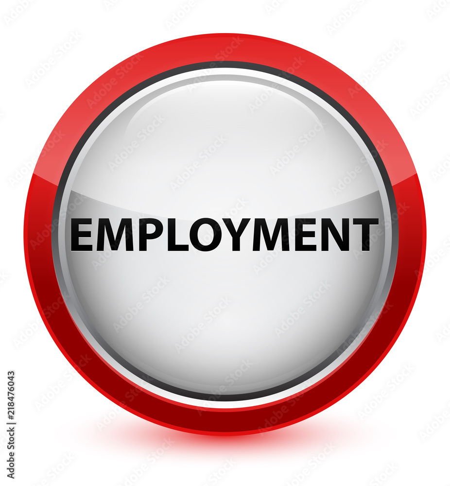 Employment crystal red round button Employment crystal red round button
