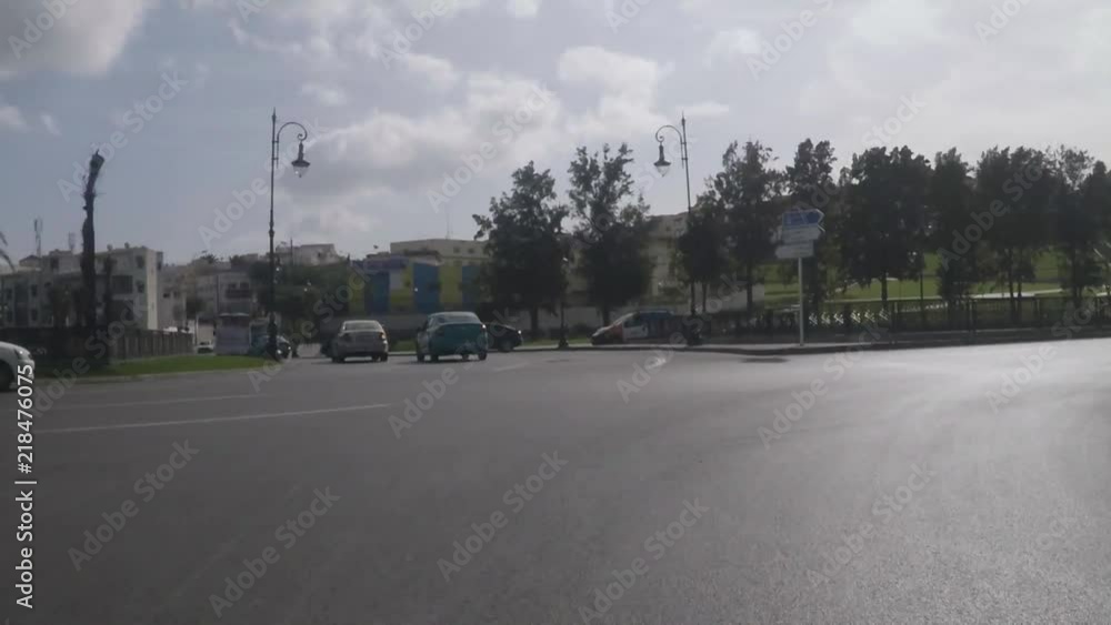 Driving a car Pov accelerate Shot tanger City At noon, biggest city of north Morocco. Driving a car Pov accelerate Shot tanger City At noon, biggest city of north Morocco.