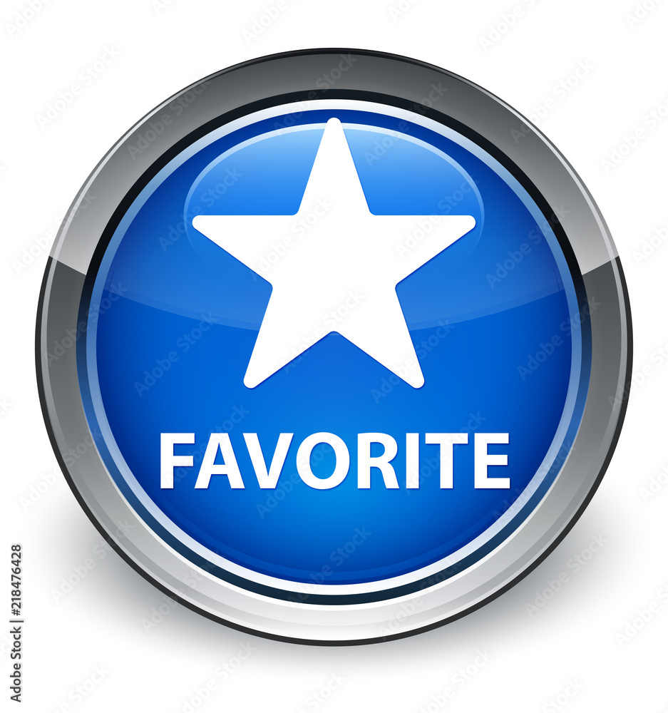Favorite (star icon) optimum blue round button Favorite (star icon) optimum blue round button