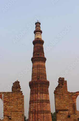 Qutb Minar in Delhi, India