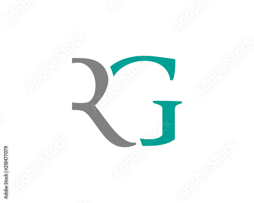 Fotografie rg letter logo
