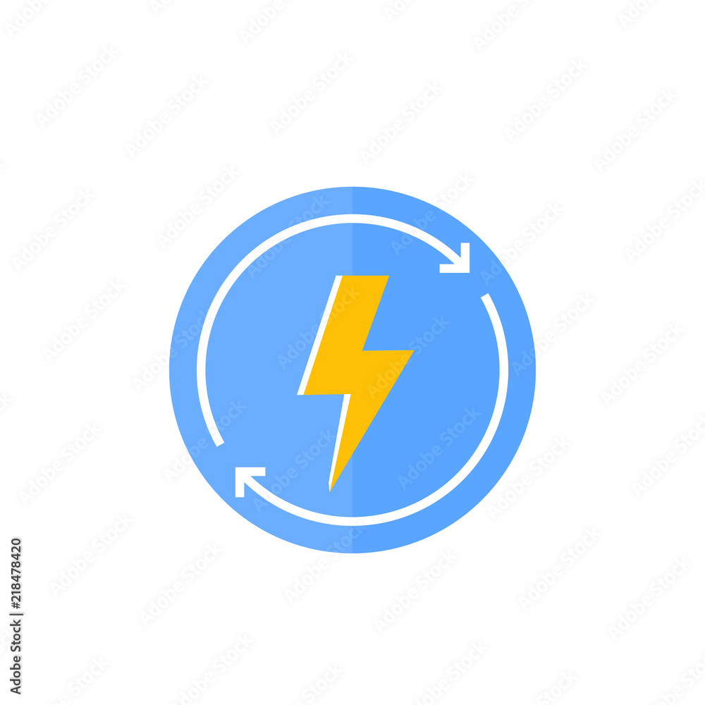 recharging vector round icon recharging vector round icon