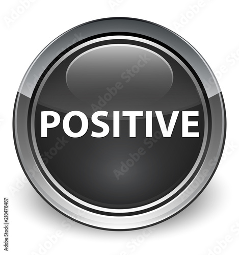 Positive optimum black round button