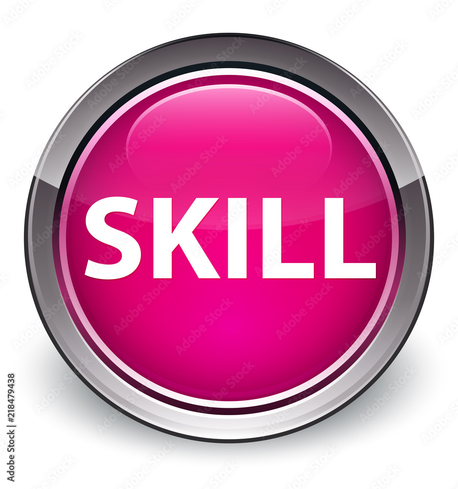 Skill optimum pink round button Skill optimum pink round button